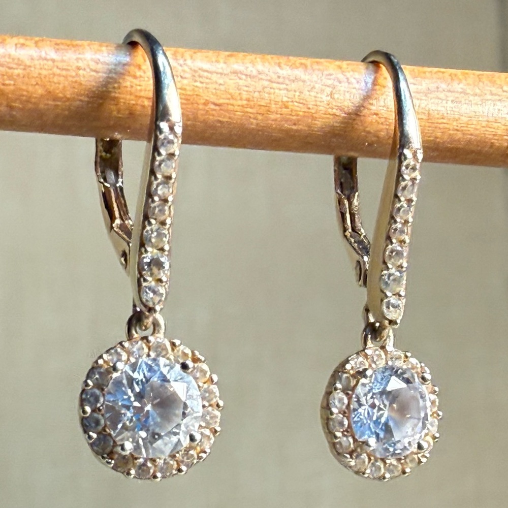 Kiera 925 Sterling & CZ Oval Earrings